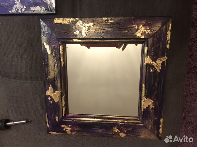 Зеркало декоративное в рамке ручной работы