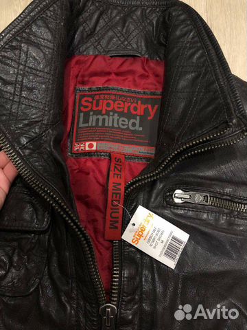 Новая кожаная куртка Superdry Новая кожаная куртка Superdry
