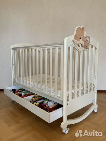 Детская кроватка-качалка Baby Italia Leo Детская кроватка-качалка Baby Italia Leo