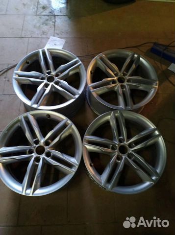 Диски бу литые R18 AL на Audi Диски бу литые R18 AL на Audi