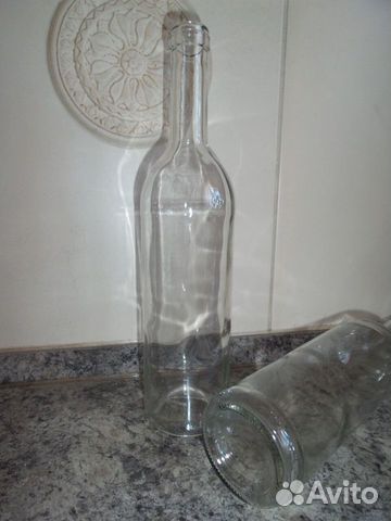 Бутылка стеклянная винная 0,75л