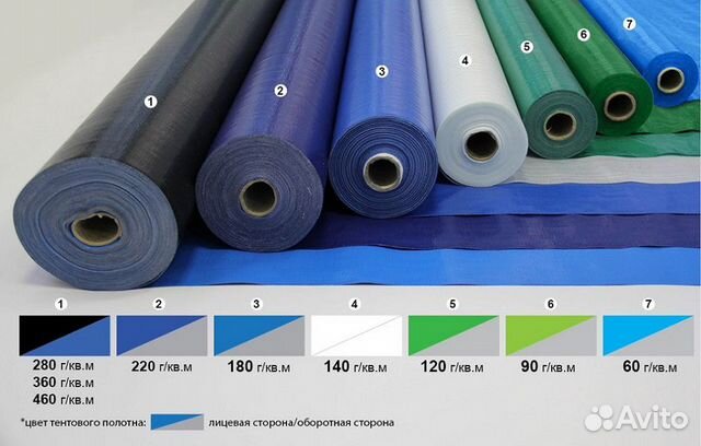 Укрывной материал Тарпаулин 120гр/м2