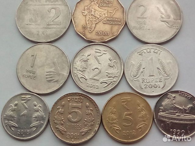 Монеты Индии, Таиланда,Португалии,Италии, Бельгии