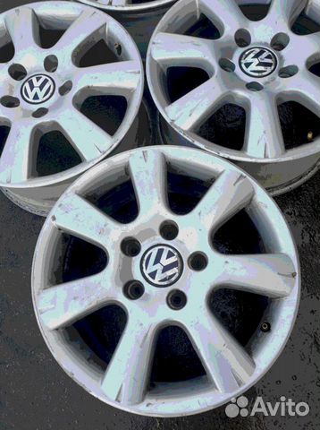 Диски бу оригинал R17 LU на VW Tuareg