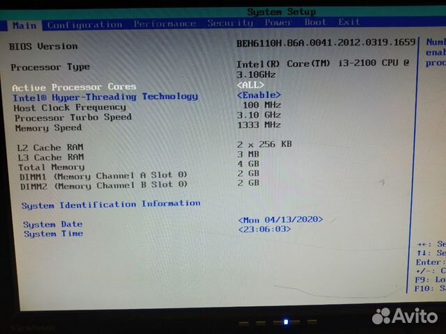 Комп intel i3 без hdd