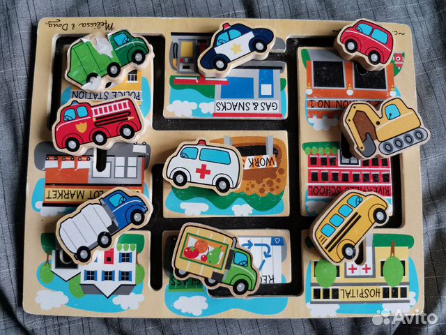 Развивающие деревянные игрушки Melissa & Doug