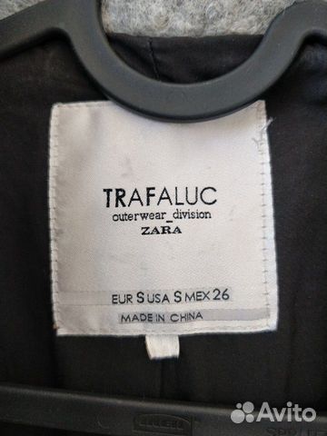 Пальто zara шерсть