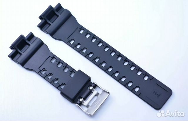 Каучуковый ремешок для часов Casio GA-100 Black Каучуковый ремешок для часов Casio GA-100 Black