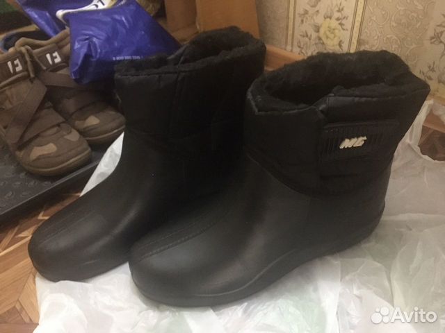 Полусапоги резиновые утеплённые мужские 45-46 разм Полусапоги резиновые утеплённые мужские 45-46 разм