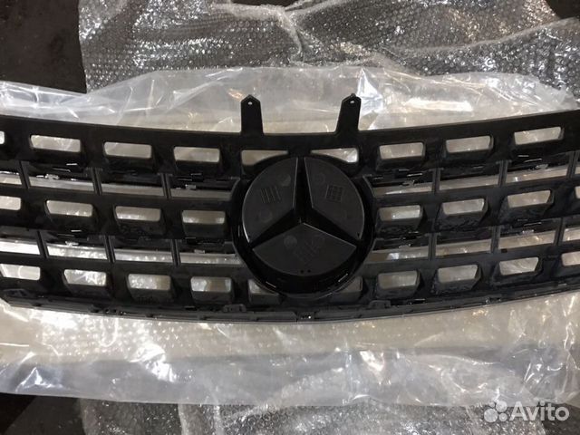 Решетка радиатора Mercedes w164 ML рестайлинг черн Решетка радиатора Mercedes w164 ML рестайлинг черн
