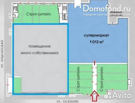 Арендный бизнес (супермаркет Верный) на Крылатск Арендный бизнес (супермаркет Верный) на Крылатск