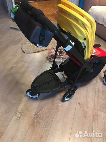 Bogaboo bee 3 коляска и подножка для 2 ребёнка и Bogaboo bee 3 коляска и подножка для 2 ребёнка и