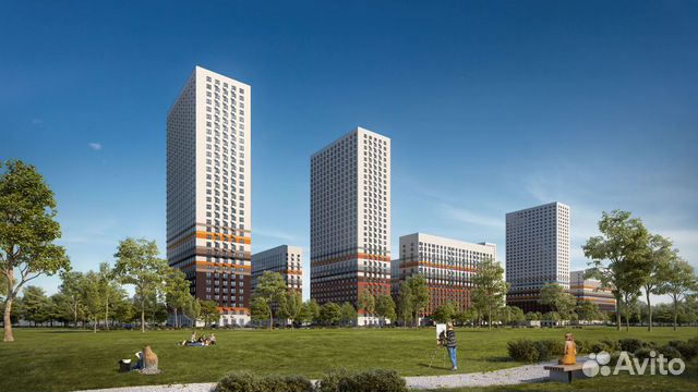 1-к квартира, 41.7 м², 30/33 эт. 1-к квартира, 41.7 м², 30/33 эт.