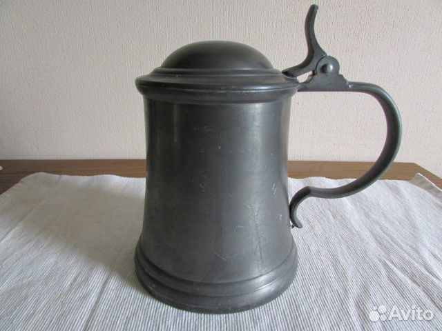 Кружка пивная, олово. Германия