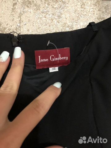 Новое чёрное платье Jane Ginsberg длинное Новое чёрное платье Jane Ginsberg длинное