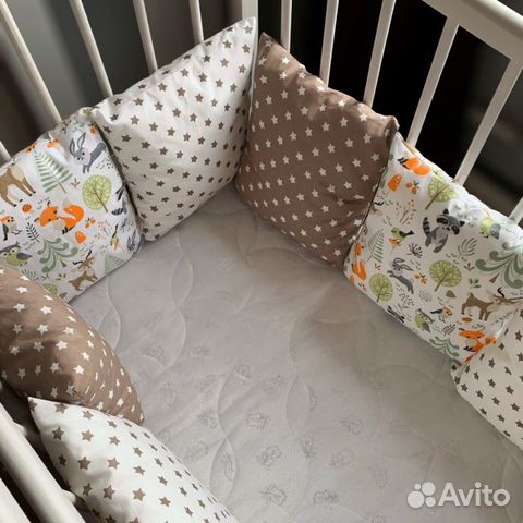 Бортики в детскую кроватку