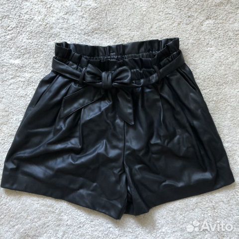 Шорты кожаные Zara L Шорты кожаные Zara L