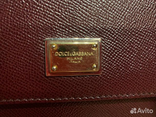 Сумка Dolce & Gabbana из натуральной кожи Сумка Dolce & Gabbana из натуральной кожи
