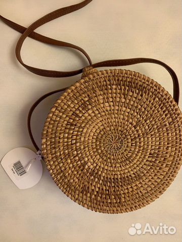 Сумка из ротанга с батиком Сумка из ротанга с батиком