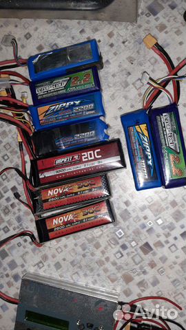 Аккумуляторы Li-po 3s 4s 2200-3300mah