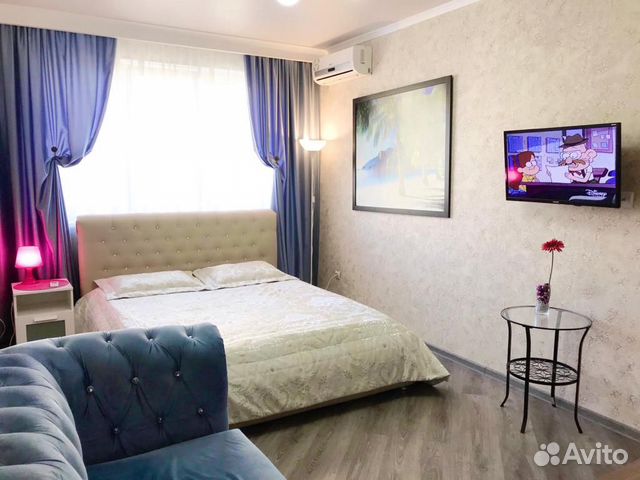 

1-к. квартира, 46 м², 2 кровати