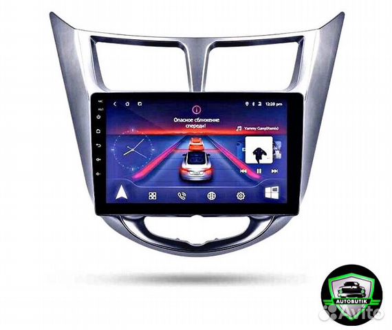 Штатная магнитола Android 8.1 Solaris 2011-2018