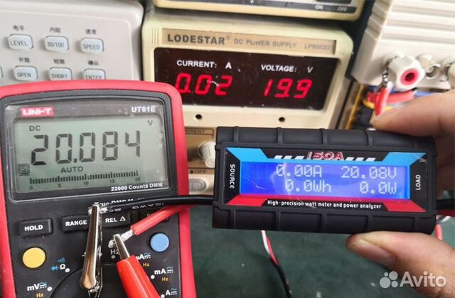 Ваттметр 60V 150A модель vzhp2828