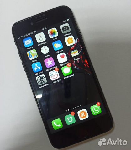 iPhone 7 jet black 128 гб в идеальном состоянии
