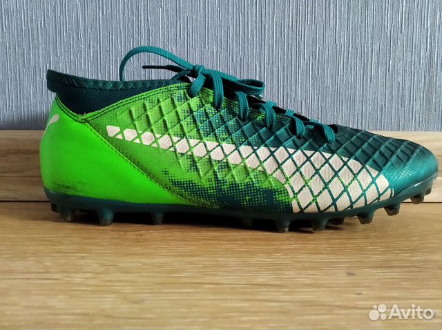 Бутсы Puma Future сине-зеленые Бутсы Puma Future сине-зеленые