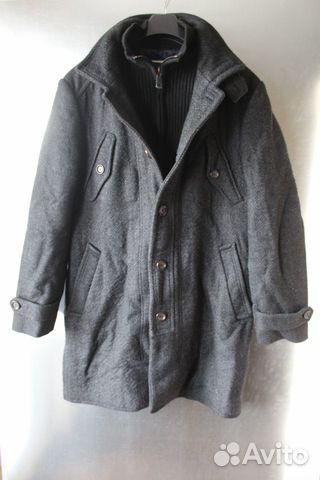 Пальто/Бушлат Zara Man Серый Пальто/Бушлат Zara Man Серый