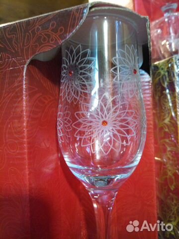 Подарочный набор бокалов 6шт новые
