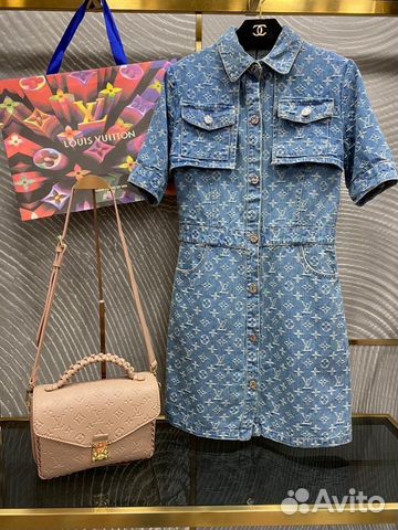 Платье джинсовое Lous Vuitton