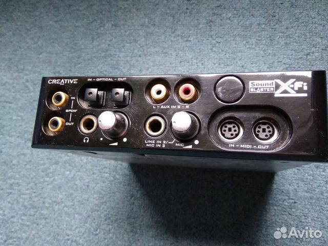 Creative X-FI Xtreme SB0460 с внешним блоком
