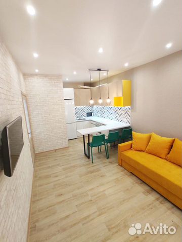 

1-к. квартира, 52 м², 2 кровати