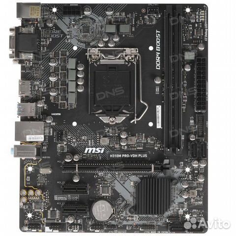 1151 V2 бескаравайная MSI H310 PRO VDH plus