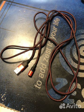 Магнитный зарядный кабель 1,2-2м