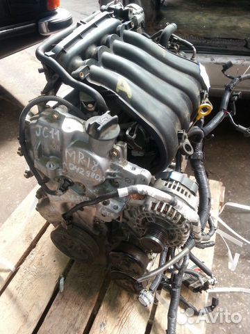 Двигатель двс Nissan Tiida 1.8 MR18DE Двигатель двс Nissan Tiida 1.8 MR18DE