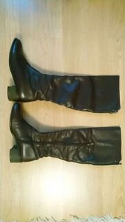 Шикарные Сапоги кожа Ботфорты