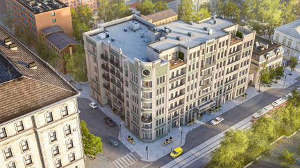 1-к апартаменты, 59.7 м², 2/6 эт.