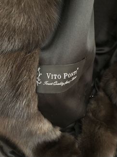 Шубка Vito Ponti с соболем