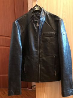 Кожаная куртка Trussardi jeans