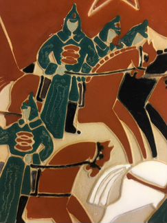 Антикварная тарелка