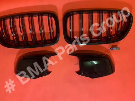 Решетки радиатора M5 Look+зеркала до Рест Бмв F10