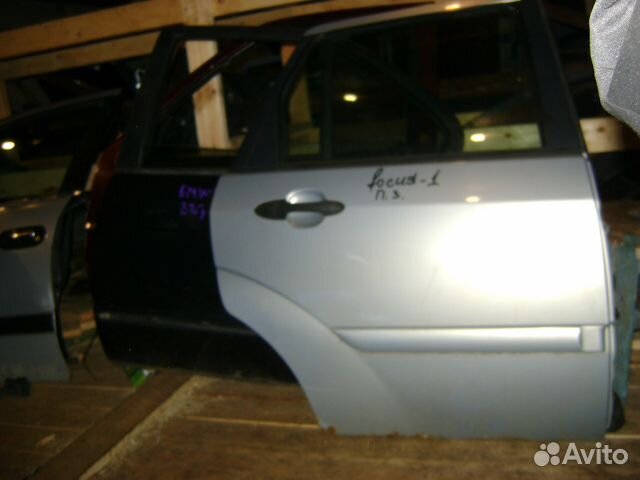 Дверь задняя правая Форд Фокус 1 Ford Focus 1 сере