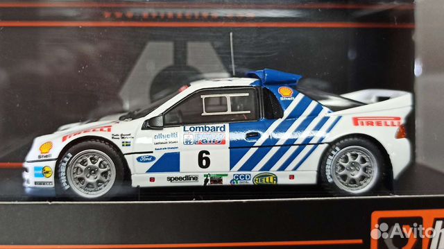 Ford RS 200 HPI Racing Mirage Rally 1/43