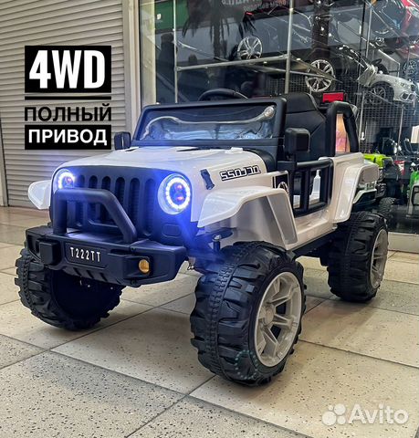 Электромобиль джип т222тт,цвета разные