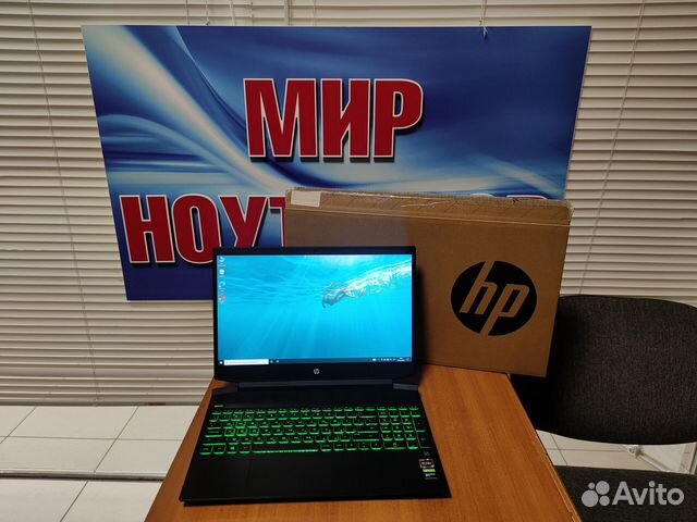 Игровой ноутбук HP / Ryzen / как новый