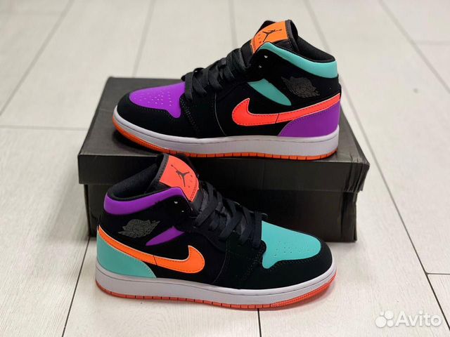 Nike Air Jordan 1 разноцветные