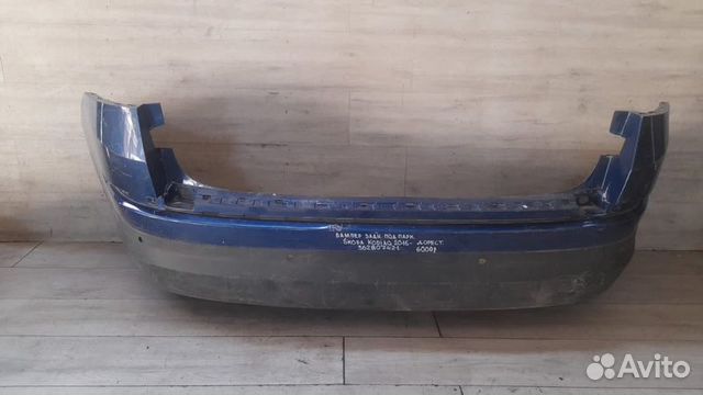 Бампер задний под парктроники Skoda Kodiaq С 2016