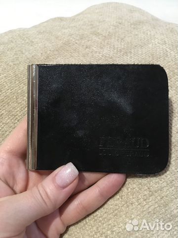 Кожаный зажим для денег